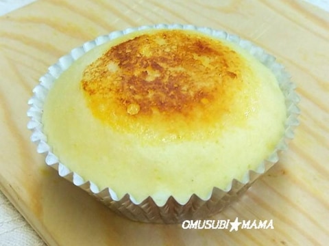 米粉でチーズ蒸しパン